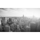 New York city skyline, 500x300, Papel Pared, , Original, Blanco y negro