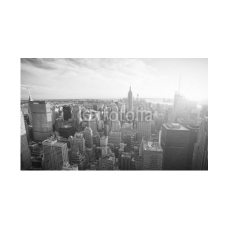 New York city skyline, 500x300, Papel Pared, , Original, Blanco y negro