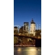 Brooklyn Bridge and New York City Manhattan skyline at dusk, 100x200, Papel Pared, Acabado LISO, Original, Todo color