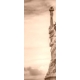 Statue of Liberty, 115x288, Vinilo Adhesivo, Vinilo Glaseado (traslúcido para cristales), Original, Sepia