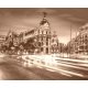 Madrid city center, Gran Vis Spain, 240x200, Lona, Lona opaca, Original, Sepia