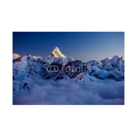 Beautiful landscape of Himalayas mountains, 290x190, Vinilo Adhesivo, Sin Laminado (3 años garantía en exterior/interior), Original, Todo color