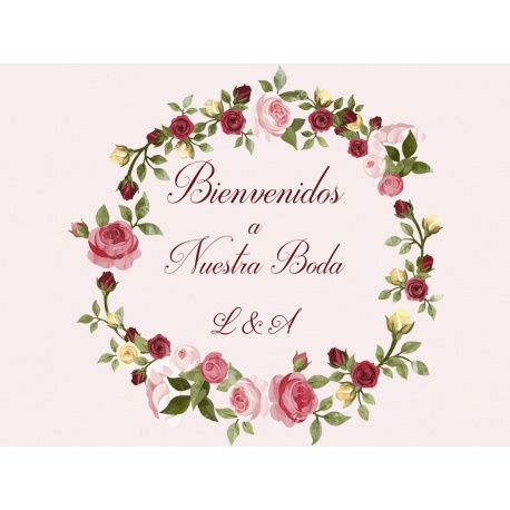 Cartel de Fiesta Bienvenidos