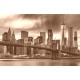 New York City Skyline, 273x180, Papel Pared, Acabado LISO, Original, Sepia