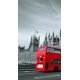 Bus in London, 121x225, Vinilo Adhesivo, Vinilo Microperforado (especial para cristales), Original, Todo color
