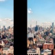 New York City Skyline - Summer 2017, 100x100, Metracrilato, BASTIDOR TRASERO, Invertir, Todo color