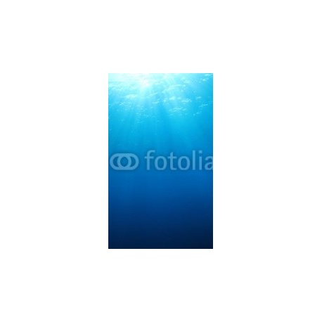 Underwater blue background in sea, 300x500, Vinilo Adhesivo, Suelo antideslizante (suelo o lugares expuestos a abrasión), Original, Todo color
