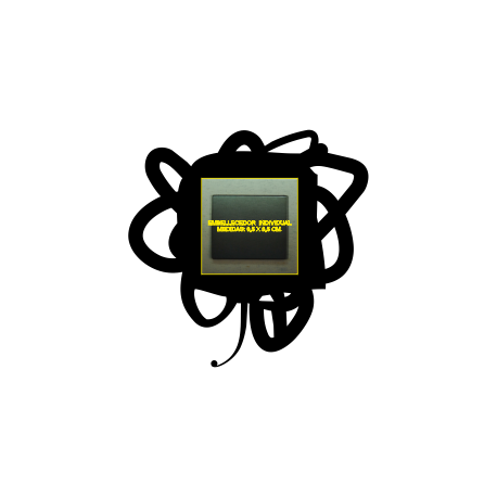 Vinilo enchufe lineas individual, 21x21, Vinilo Autoadhesivo, Mate, Original, Blanco-