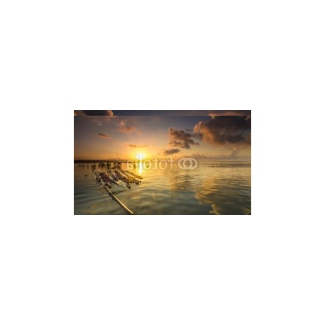 aweosme sunrise morning at buntal village near kuching sarawak on 7 may 2017, 145x86, Vinilo Adhesivo, Sin Laminado (3 años garantía en exterior/interior), Invertir, Todo color