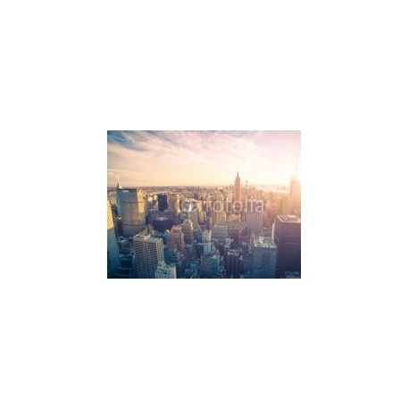 New York city skyline, 315x240, Vinilo Adhesivo, Laminado Mate (protección arañazos y rayos UVI), Original, Todo color