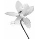 fleur de lotus en noir et blanc, fond blanc, 160x200, Forex (PVC), Forex (PVC) 5 mm. , Original, Blanco y negro