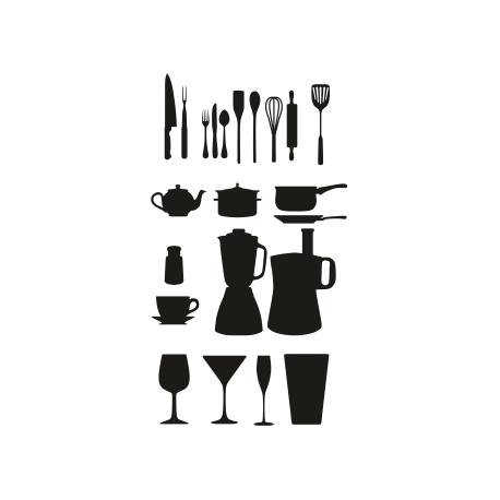 Vinilo cocinas 189, 60x107, Vinilo Autoadhesivo, Mate Fotoluminiscente, Original, Gris Oscuro-