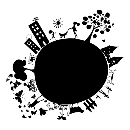 Vinilo la tierra, 90x90, Vinilo Plantilla, Mate, Original, Original-