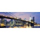 Brooklyn Bridge at dusk, 200x80, Papel Pared, Acabado LISO, Original, Todo color