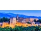 Alhambra, Granada, Spain., 140x70, Vinilo Adhesivo, Sin Laminado (3 años garantía en exterior/interior), Original, Todo color
