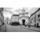 Old town of Vilnius, Lithuania, 390x240, Papel Fotográfico, Papel Poster 150 gr. (posters y mupis publicitarios), Original, Blanco y negro