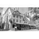 Old streets with cafes in Riga, Latvia, 390x240, Papel Fotográfico, Papel Poster 150 gr. (posters y mupis publicitarios), Original, Blanco y negro