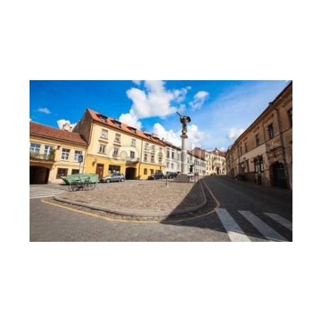 Vilnius (Lithuania) - Angel of Uzupis, 390x240, Papel Fotográfico, Papel Poster 150 gr. (posters y mupis publicitarios), Original, Todo color