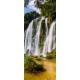 Bangioc waterfall in Caobang, Vietnam - The waterfalls are located in an area of mature karst formations were the original limestone bedrock layers are being eroded., 64x159, Vinilo Adhesivo, Laminado Brillo (protección arañazos y rayos UVI), Invertir, Todo color