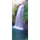 The Cheonjeyeon Waterfall on Jeju Island in South Korea , 64x159, Vinilo Adhesivo, Laminado Brillo (protección arañazos y rayos UVI), Original, Todo color