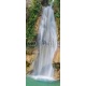 Waterfall El Cacao in Zacapa village, Honduras, 64x159, Vinilo Adhesivo, Laminado Brillo (protección arañazos y rayos UVI), Original, Todo color