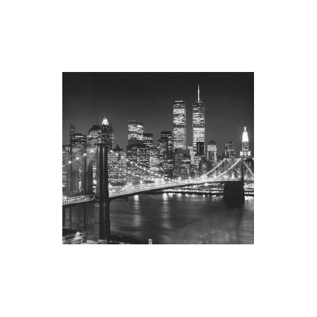 Fotomural personalizado, 90x81, Vinilo Adhesivo, Vinilo Microperforado (especial para cristales), Original, Blanco y negro