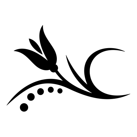 Vinilo floral campanilla, 40x28, Vinilo Autoadhesivo, Mate, Original, Gris-