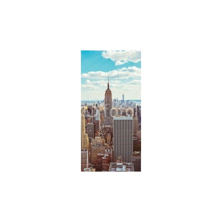 New York City (Taken from Helicopter) , 110x220, Lona, Lona opaca, Original, Todo color