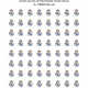 Vinilo cenefa 0011 blanca, 135x120, Vinilo Autoadhesivo, Mate, Original, Color original-