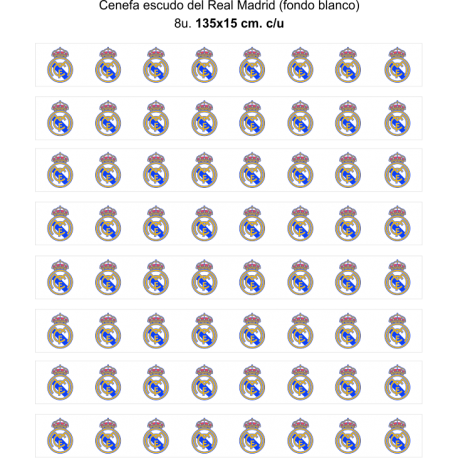 Vinilo cenefa 0011 blanca, 135x120, Vinilo Autoadhesivo, Mate Fotoluminiscente, Original, Color original-