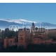 The Alhambra fortress in the sunrise, Grenada, Andalusia, Spain, 60x53, Papel Pared, Acabado LIENZO, Original, Todo color