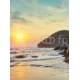 Beauty Island on twilight time, 132x180, Vinilo Adhesivo, Laminado Brillo (protección arañazos y rayos UVI), Original, Todo color