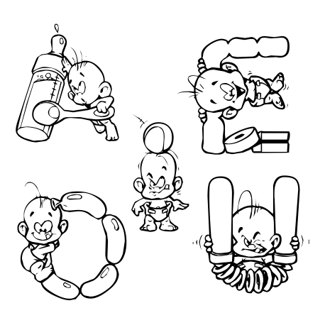 Vinilo letras, 120x135, Vinilo Autoadhesivo, Mate, Original, Negro-