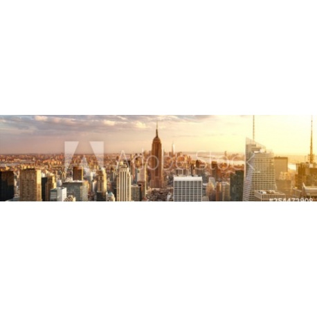 New York City skyline, 800x220, Papel Pared, Acabado LISO, Original, Todo color