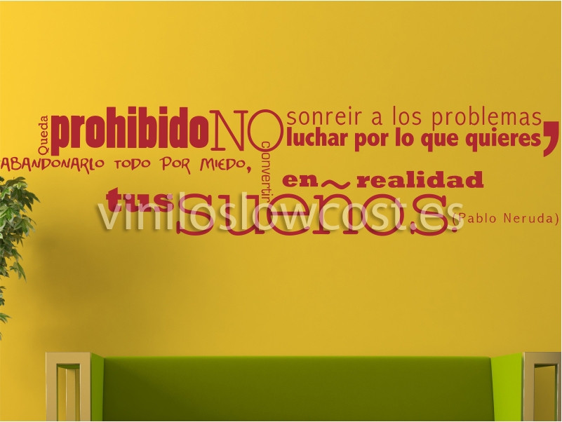 Vinilo queda prohibido