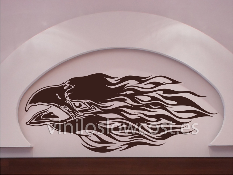 Vinilo águila ataque