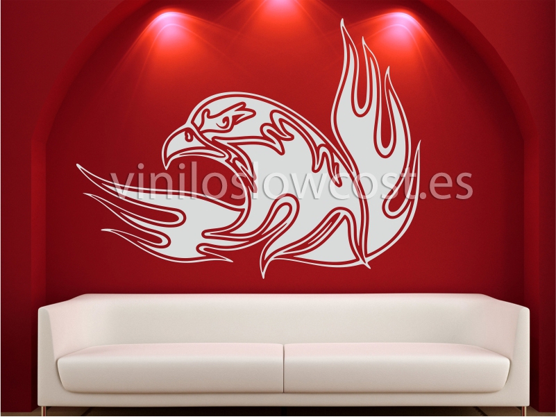 Vinilo águila alerta