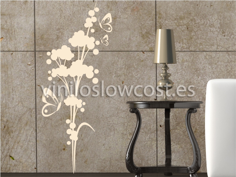 Vinilo flor japonesa