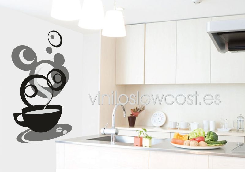 Vinilo taza negra