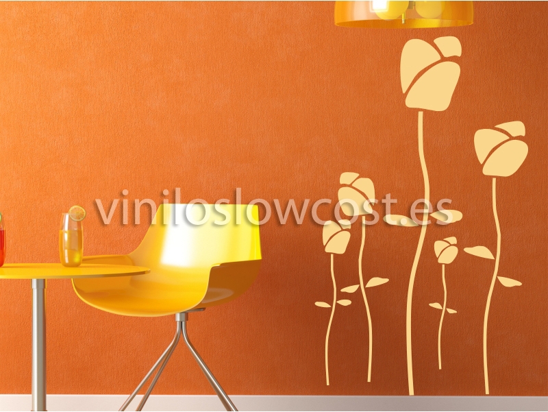 Vinilo tulipan negro