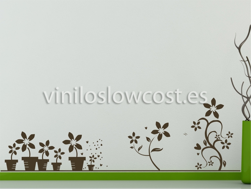 Vinilo macetas