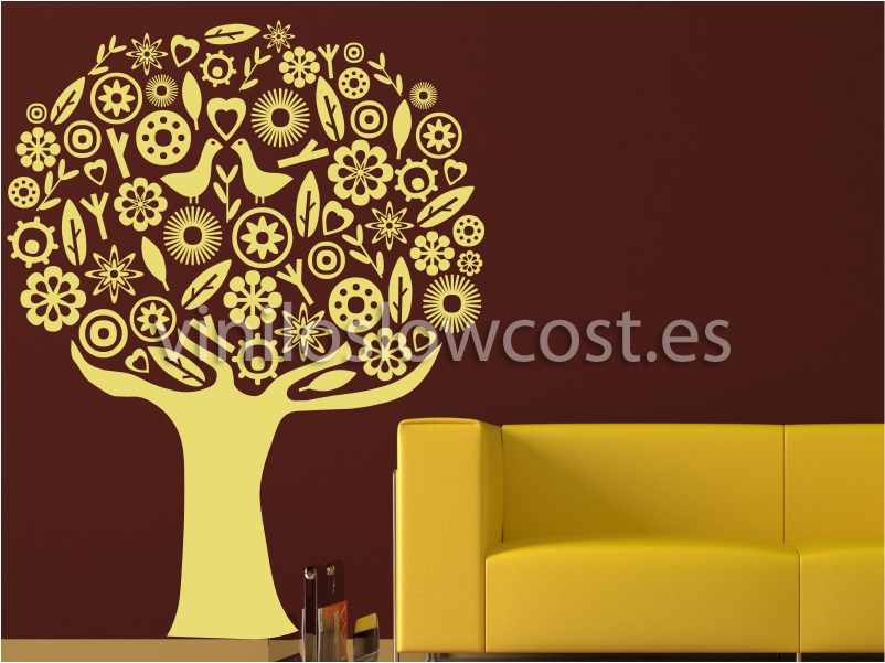 Vinilo arbol primaveral II