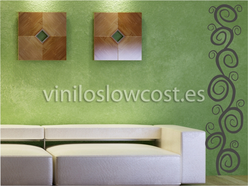 Vinilo floral enredado