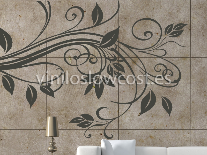 Vinilo floral decora