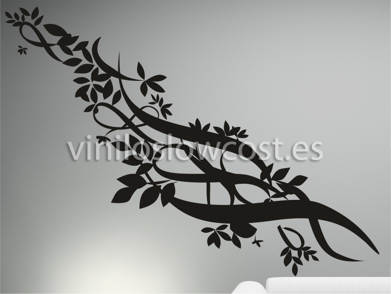 Vinilo floral enredado II