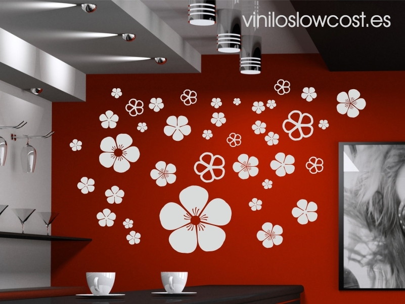 Vinilo florecillas