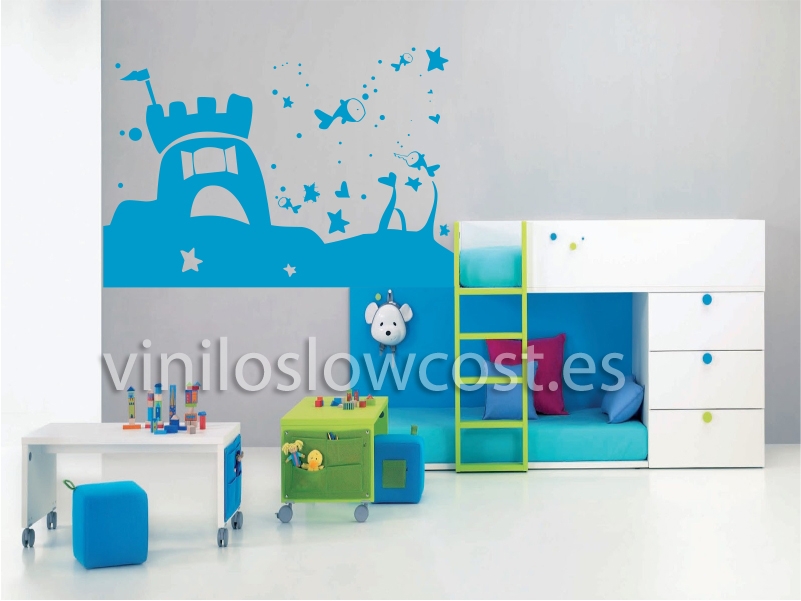 Vinilo castillo de arena