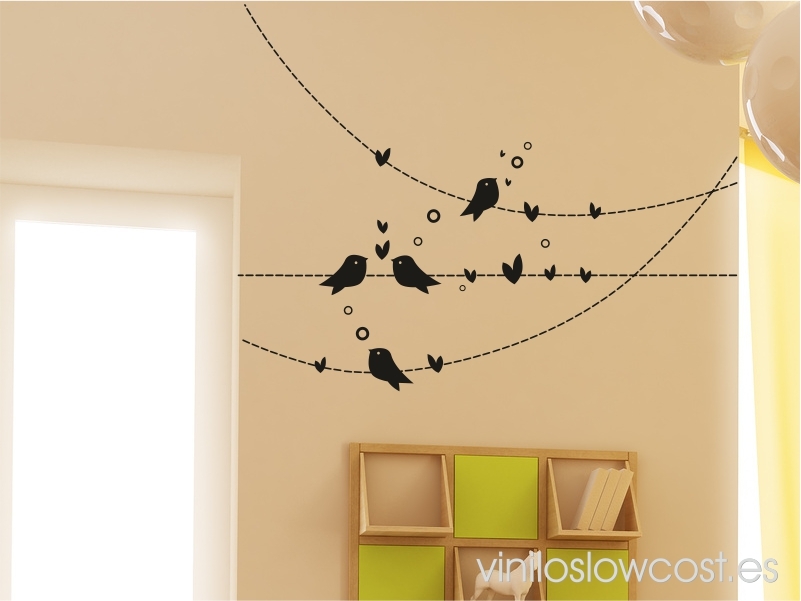 Vinilo pajarillos