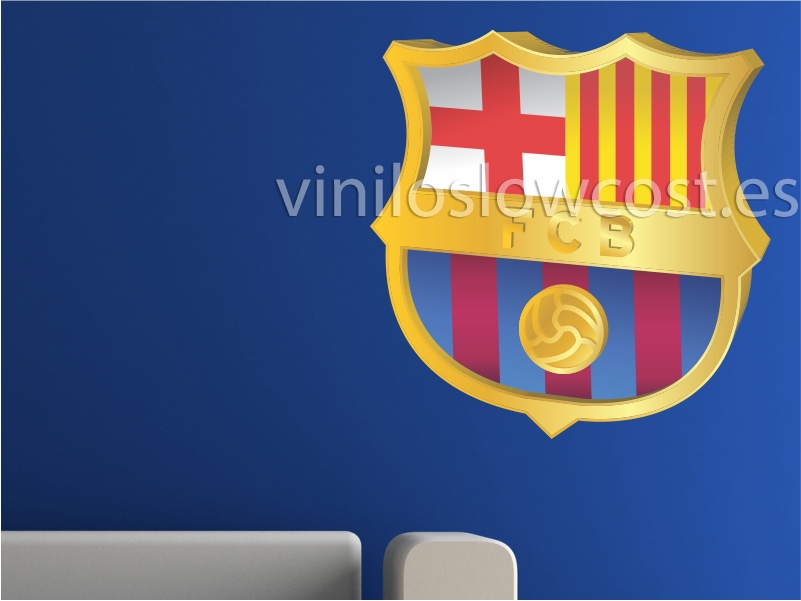 Vinilo escudo Barcelona