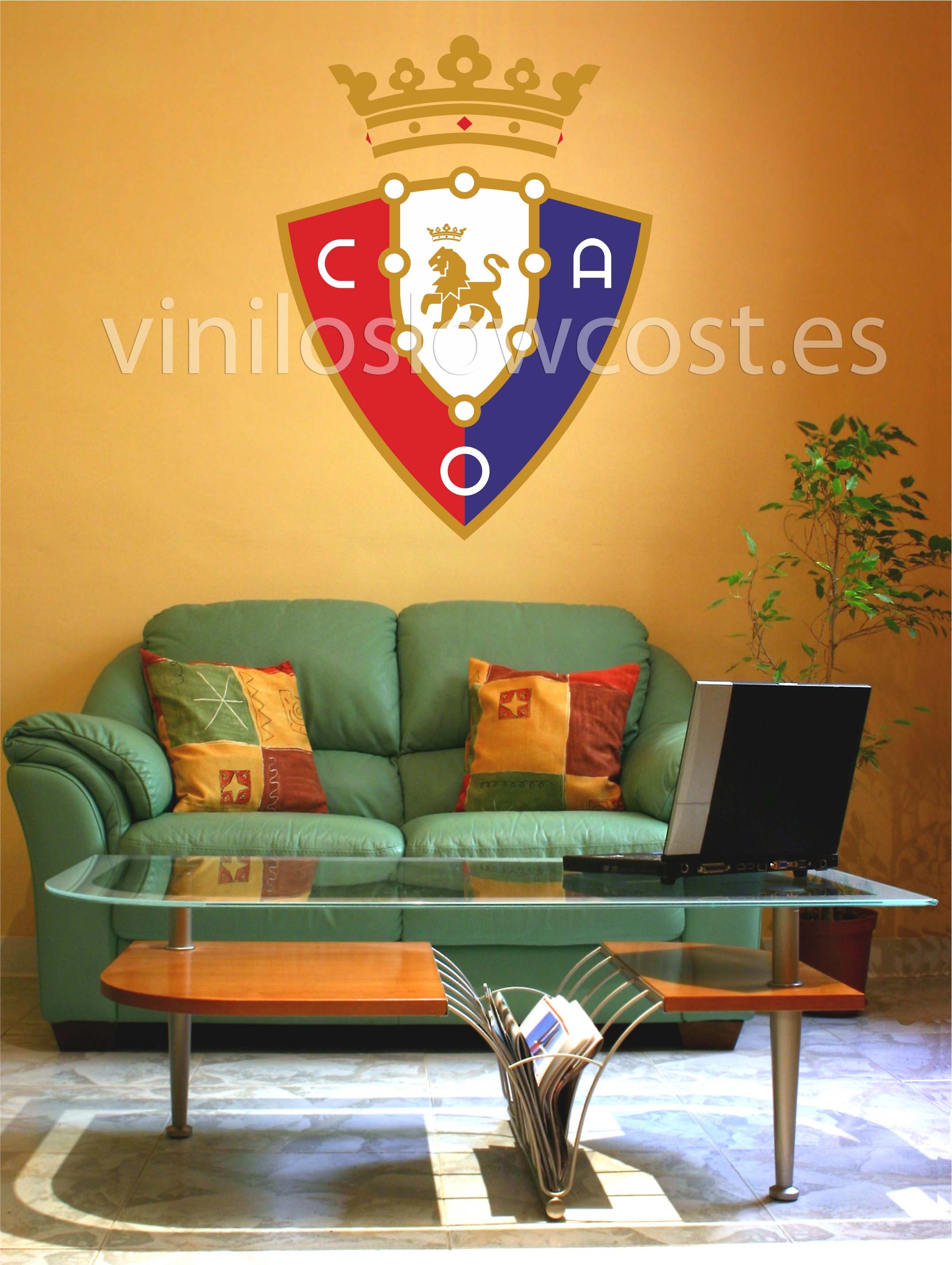 Vinilo escudo Osasuna